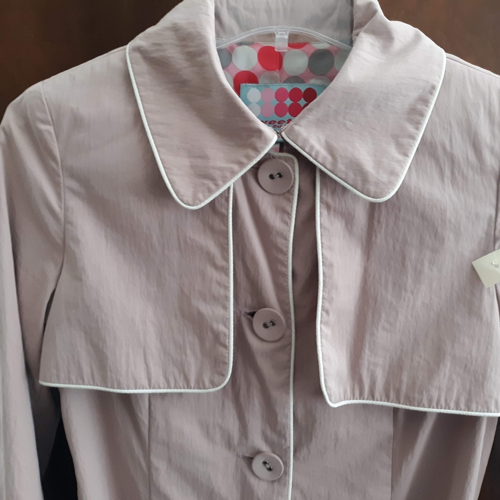 Sweet Be by Hong Sung Wan Blush Pink Trench/Duster small/6